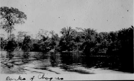 Chagres River, Panama, Ca. 1929-30 (Source: Barnes) 